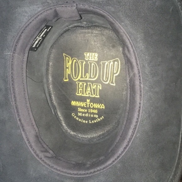 Minnetonka Leather Cowboy Hat - Picture 3 of 4